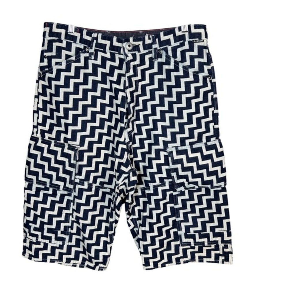 G-Star‎ Raw Shorts Men's Size 32 Premium Cargo Zigzag Japan Cargo Unstructured